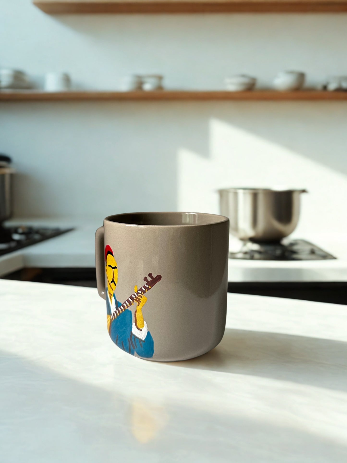 Duttar man on sand mug